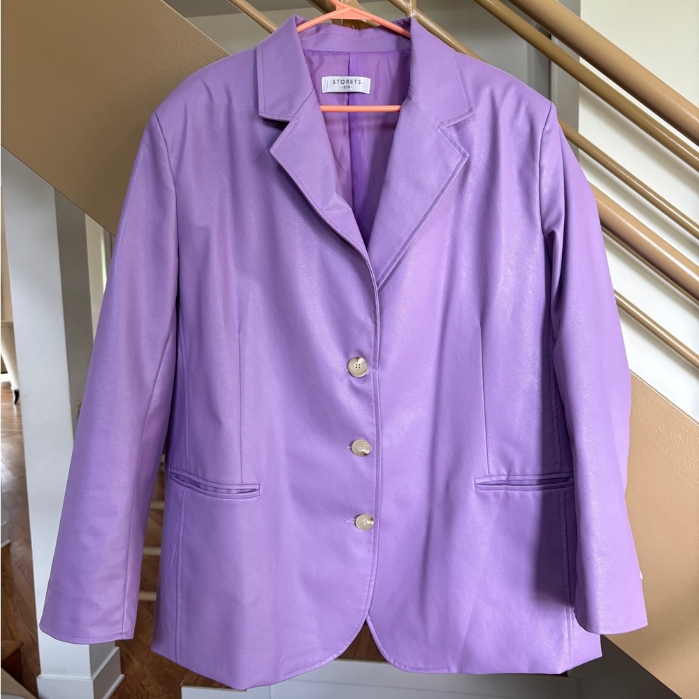 Storets lavender lilac vegan blazer